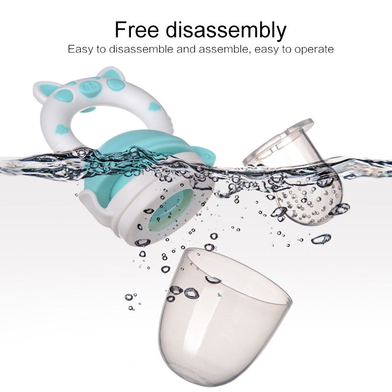 Silicone Baby Fruit Feeder Pacifier | Safe Fresh Food Teether for Babies 6+ Months