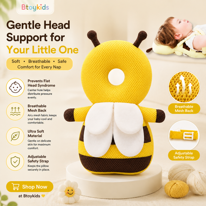 Baby Head Protection Backpack – Anti-Fall Safety Cushion for Toddlers