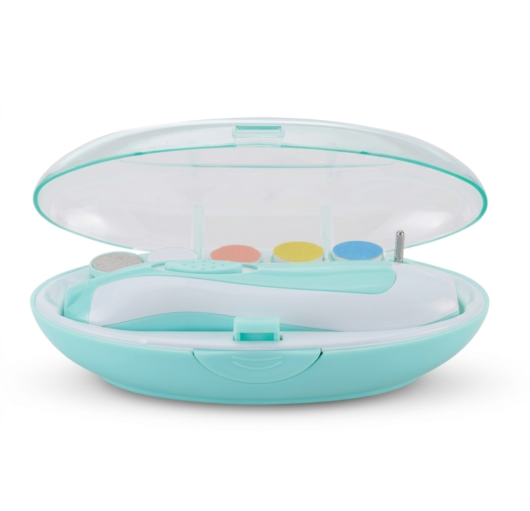 Baby Electric Nail Trimmer – Safe Anti-Scratch Nail Care for Newborns & Infants